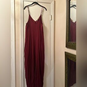 Lovestitch Deep Red Maxi Dress